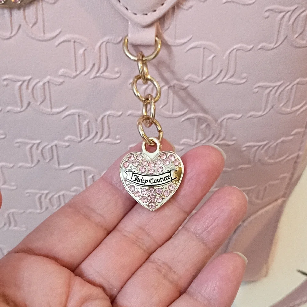 Juicy Couture Light Pink Embossed Tote - Picture 7 of 9